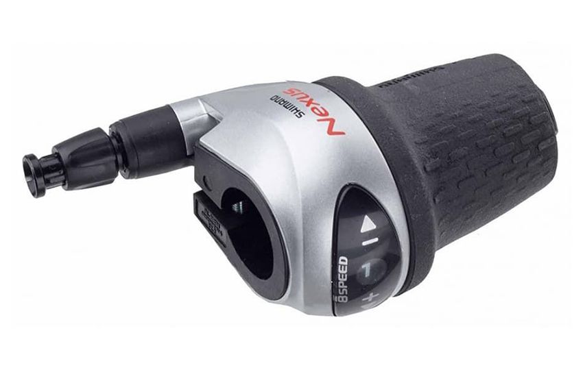 Шифтер Shimano Nexus, 8S31, прав, 8ск, серебро, тр.2330мм, оплетк. 2100мм, для CJ-8S20/ESL8S31SAL