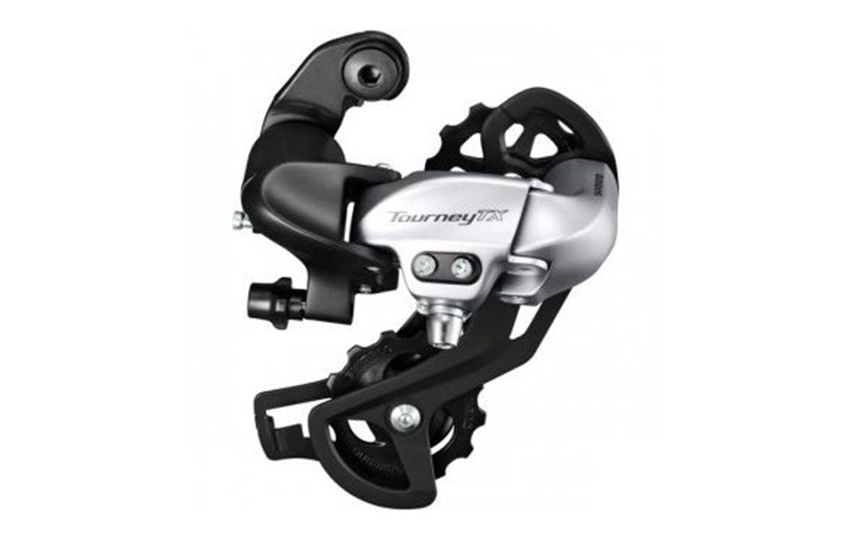 Переключатель задний Shimano Tourney TX800 7/8ск крепление на петух серебро ERDTX800SGSS