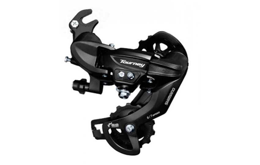 Переключатель задний Shimano Tourney TY300 6/7ск крепление на ось ERDTY300B
