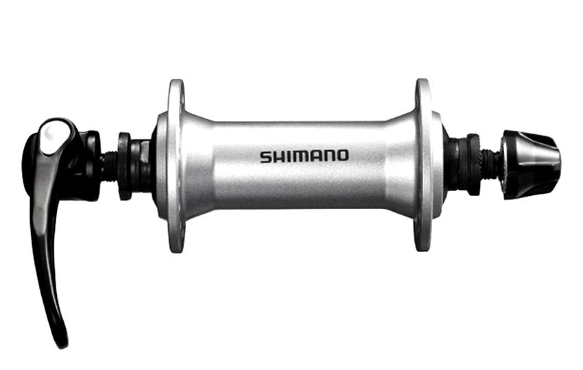 Втулка передняя Shimano Alivio Т400 36 отв. QR серебро EHBT4000AS