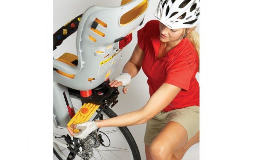 Велокресло Topeak BabySeat II V-brake С багажником Желтый TCS2204