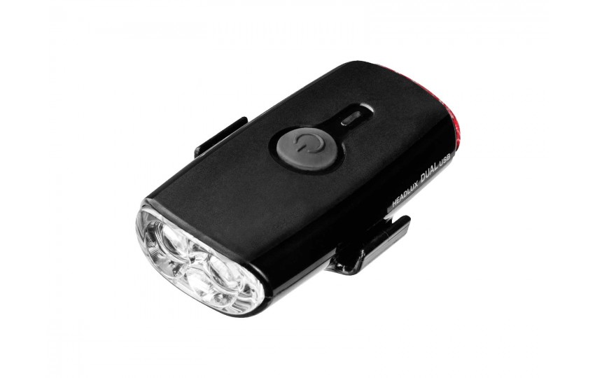 Фонарь Topeak Headlux Dual USB черный TMS090B