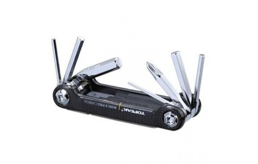 Мультитул Topeak Mini 9 Pro CB 9 функций Чехол в комплекте Чёрный TT2542