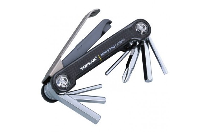 Мультитул Topeak Mini 9 Pro CB 9 функций Чехол в комплекте Чёрный TT2542