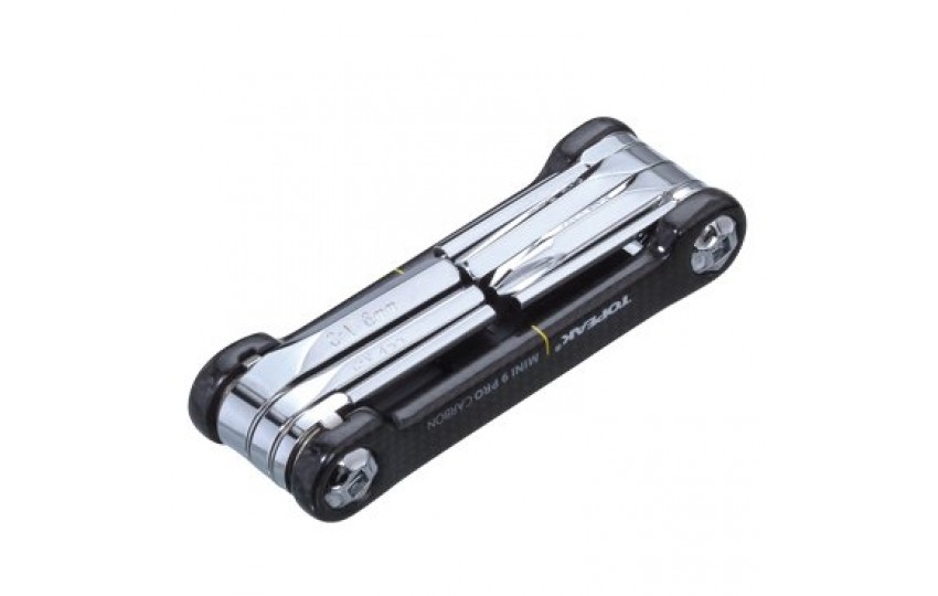 Мультитул Topeak Mini 9 Pro CB 9 функций Чехол в комплекте Чёрный TT2542