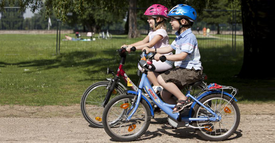 Фото детских велосипедов в движении